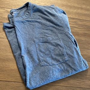 Mens J Crew blue crew neck shirt